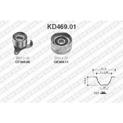 Imagen de SNR KD469.01 Kit de correa distribución 123 TOYOTA: Corolla VI Berlina, VII Liftback, VIII Berlina