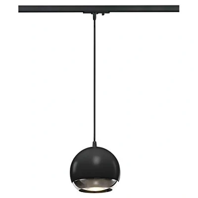 Imagen de SLV foco para sistema monofásico LIGHT EYE 150 / Proyector, led, proyector de techo, luminaria carril, iluminación interior GU10 75 W negro