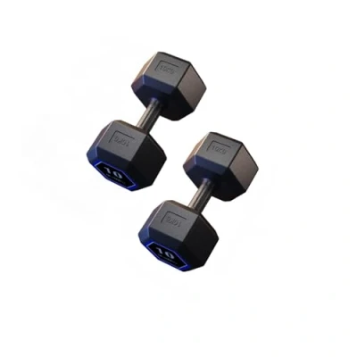 Imagen de MAGIC SELECT Set de 2 Mancuernas 10Kg PVC y Hierro Arena, Pesas Gimnasio, Antideslizantes, Ideales para Entrenamiento Fuerza Gimnasio en Casa, Ergonómicas Fitness.
