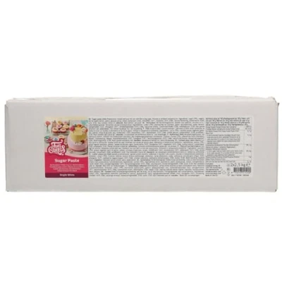 Imagen de FunCakes Pasta de Azúcar Blanco Brillante 5 kg (2x2,5 kg)