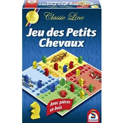 Imagen de Schmidt Jeu de société Petits Chevaux