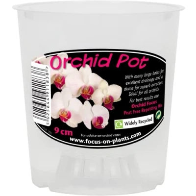 Imagen de Growth Technology Maceta Transparente para orquídeas 9 cm