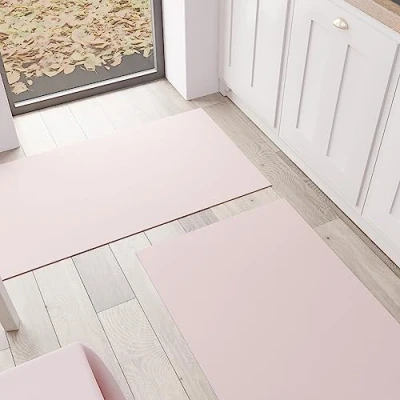 Imagen de PETTI Artigiani Italiani alfombra de cocina, lavable, antideslizante, color liso, 52 x 100 cm, polvo, 100% fabricada en Italia