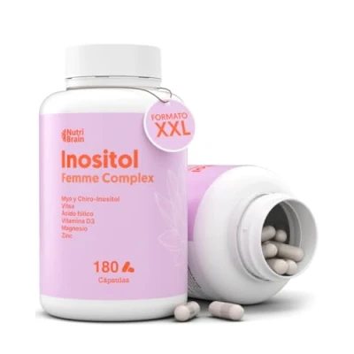 Imagen de Myo &amp; D Chiro INOSITOL Complejo Salud Femenina con VITEX (Sauzgatillo), Ácido Fólico, Vitamina D3, Magnesio y Zinc Apoyo para SOP (PCOS), Equilibrio Integral Femenino, Fertilidad 180 Cápsulas