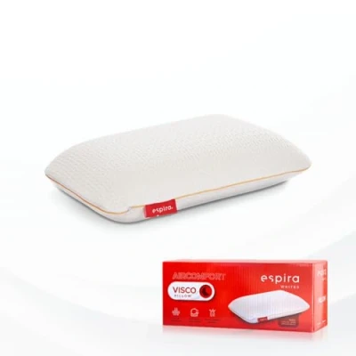 Imagen de Almohada Cervical Ergonómica Espira Aircomfort 40x60 5X Más Transpirable. refrescante, con Forma de Memoria y Cojín doloroso