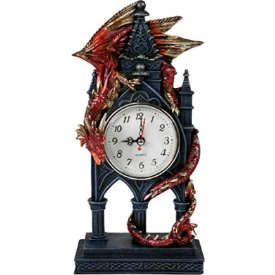Imagen de Nemesis Now Reloj guardián Rojo de 27,5 cm