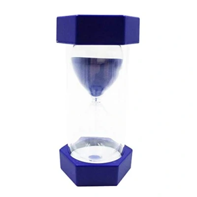 Imagen de Artibetter Temporizador de reloj arena con hexagonal creativo 20 minutos (azul)