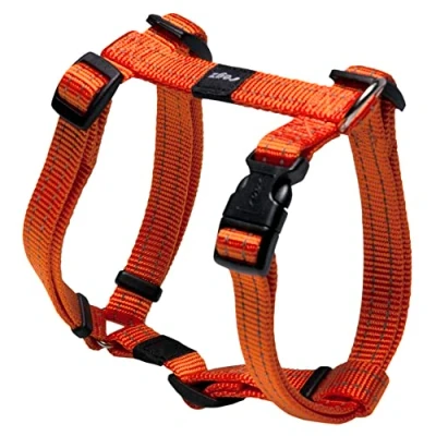 Imagen de Rogz Utilidad tamaño Mediano 5/8 inch Serpiente Reflectante Ajustable Perro h Harness
