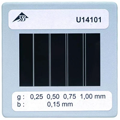 Imagen de 3B Scientific U14101 Diafragma con 4 Ranuras Dobles Diferentes Distancias Entre