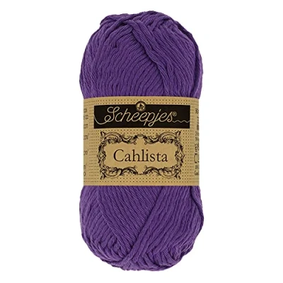 Imagen de Scheepjes 521 Profundo Violeta Calista Hilo 10x50g