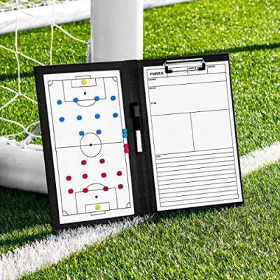 Imagen de FORZA Pizarras de Tácticas para Entrenadores Deportes Incluye Marcadores Lavables (Variedad Deportes) (Carpeta A4 Entrenadores, Fútbol)