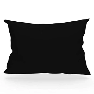Imagen de Soleil d&#039;ocre Funda de almohada algodón 57 hilos, Negro, 50 x 70 cm