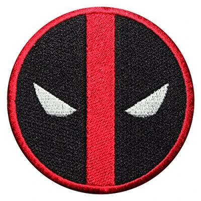 Imagen de Deadpool Parche bordado para planchar, ropa, camisas, vaqueros, etc.