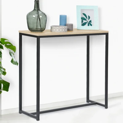 Imagen de IDMarket Consola Detroit Design Industrial Brown