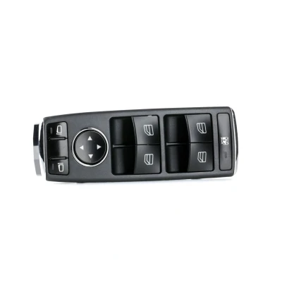 Imagen de TOPRAN 409 628 Interruptor, elevalunas lado del conductor borde cromado MERCEDES BENZ: Clase C Berlina, E GLK