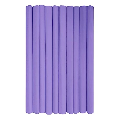 Imagen de Interdruk rollos de papel crepé para niños, bricolaje y decoraciones Paquete 10 (50 cm x 200 cm, 28 g/m2) 14 Lila