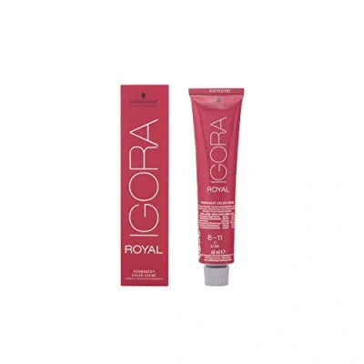 Imagen de Schwarzkopf Professional Igora Royal Cools Coloración permanente 60 ml 8 11 Light Blonde Cendré Extra