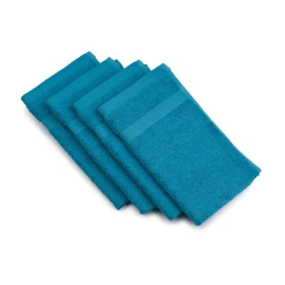 Imagen de Gözze Essui mains New York, lot de 4, douces et absorbantes, 100% coton, 30 x 50 cm Lagune