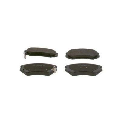 Imagen de BOSCH 0 986 424 815 Juego de pastillas freno Low Metallic con avisador acústico desgaste Chapa antichirridos, instrucciones montaje