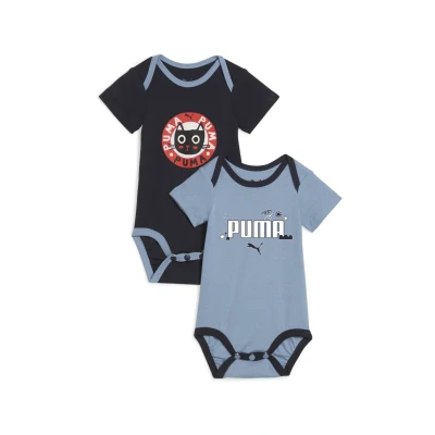 Imagen de Puma Minicats 2ERPACK Body para niños, Talla: 1 3m, Cool blue