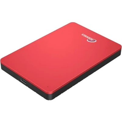 Imagen de Sonnics 500GB Type C USB 3.1 Externos Portátil Duros Discos por Ventanas PC, Mac, Smart TV, Xbox One/Serie X &amp; PS4 /PS5, Rojo