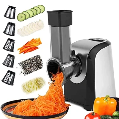 Imagen de Meykey Rallador eléctrico de verduras, Cortador verduras eléctrico, en espiral 150 W