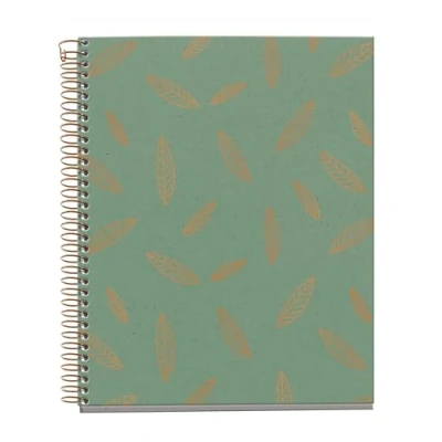 Imagen de Miquelrius Notebook A5 (148 x 210 mm), Cuadrícula 5 mm, 120 Hojas de 70 g/m², Cubierta cartón con detalles en cobre, 4 Franjas color, Espiral Colección Feeling Mallorca,