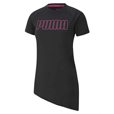 Imagen de Puma Train Graphic Logo SS tee Camiseta, Mujer, Negro, XS