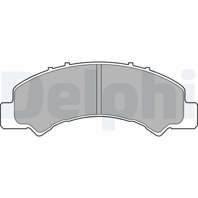 Imagen de DELPHI LP2770 Juego de pastillas freno con avisador acústico desgaste Chapa antichirridos accesorios ISUZU: Elf Camión plataforma/Chasis