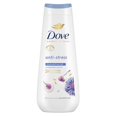 Imagen de Dove Advanced Care Gel de Ducha Antiestrés Leche Manzanilla y Avena 600ml