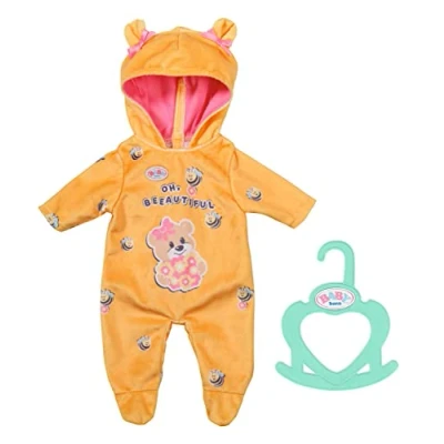 Imagen de BABY born Mono Little Bear 834619 Accesorios para muñecas de hasta 36cm tela súper suave con capucha y percha Edad: 2+ años