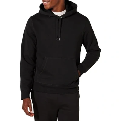 Imagen de Amazon Essentials Sudadera de Forro Polar con Capucha (Disponible en Tallas Grandes) Hombre, Negro Mezcla, 3XL Grande Alto