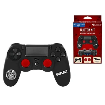 Imagen de Subsonic Funda protectora silicona y thumb grip caps para mando PS4 Xestern 2018