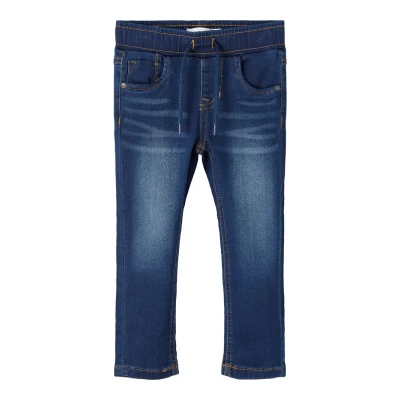 Imagen de Name it Nmmryan Vaqueros slim fit para niños, Talla: 6a, Dark blue denim