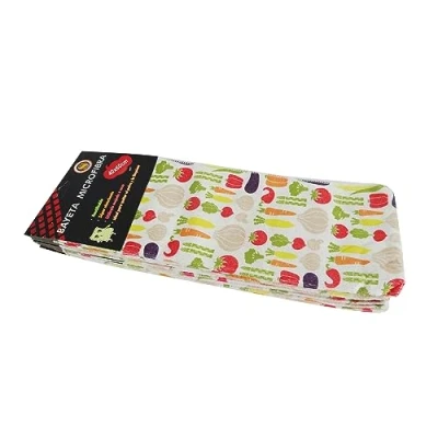 Imagen de Super Mundo Paños de Limpieza Microfibra, Bayetas Microfibras, 12 Unidades, Ideal para Limpieza,Cocina,Coche, Baño, 30 X 40 cm (Frutas)