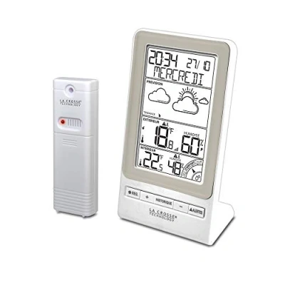 Imagen de La Crosse Technology WS6819 Previsión, alertas de Temperatura y índice Confort, marrón