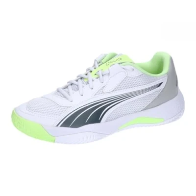 Imagen de Puma NOVA Court Unisex Zapatillas de running neutras, Talla: 37, White/luminous blue/fizzy apple/shadow gray Zapatos