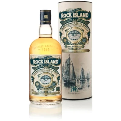 Imagen de Douglas Laing ROCK ISLAND Blended Malt 46,8% Vol. 0,7l in Giftbox