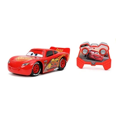 Imagen de Disney Pixar Cars 1:24 Lightning McQueen RC Remote Control Car 2.4 GHz Red, Toys for Kids