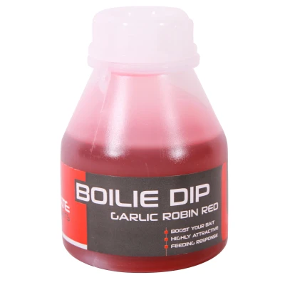 Imagen de Ultimate Baits Boilie Dip 200ml Garlic Robin Red Liquido para boilies