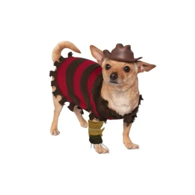 Imagen de Rubies Disfraz para mascota Freddy Krueger, perro talla M