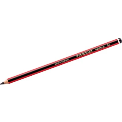 Imagen de Staedtler 143632 Lápiz de Madera, 6B, Color Negro y Rojo