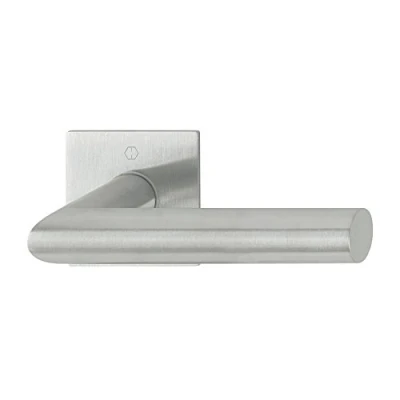 Imagen de Hoppe picaporte Amsterdam con manilla roseta, acero inoxidable, 3747038