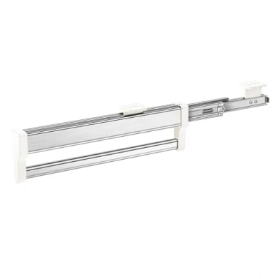 Imagen de MAFAGE Barra de Percha Ropa Extensible para guardarropa, Riel con extraíble Armario, Organizador Colgar Armario o vestidor, Acero Inoxidable (292 mm)