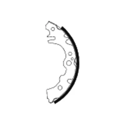 Imagen de TEXTAR 91068000 Zapatas de freno 165mm 28mm sin palanca mano