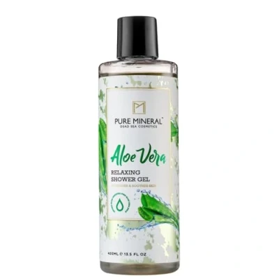 Imagen de Pure Mineral Gel de Ducha Aloe Vera Hidratación y Frescura Natural Para Todo Tipo Piel Sin siliconas, sulfatos, parabenos 400ml