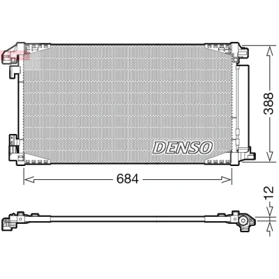 Imagen de Condensador, aire acondicionado DENSO DCN50119