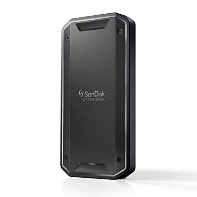 Imagen de SanDisk SSD Profesional de 1 TB PRO G40 hasta 2700 MB/s, Unidad Externa Estado sólido, Thunderbolt 3 (40 Gbps), USB C (10 Gbps) Ultra Resistente IP68 al Polvo y Agua