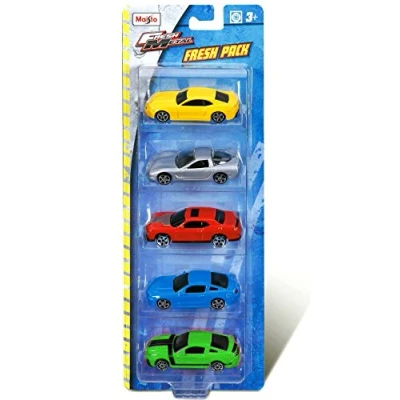 Imagen de Maisto Pack 5 coches 1:72 colección metal 7cm, multicolor (15017P) , color/modelo surtido