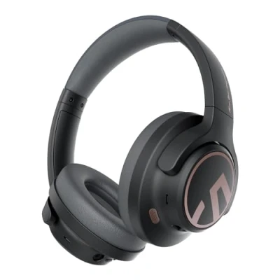 Imagen de SoundPEATS Space Auriculares Inalámbricos Bluetooth5.3 Diadema Plegables Cancelación de Ruido Activa con Híbridos Reducción Llamada ENC Altavoz Dinámico 40mm Multipunto 123H